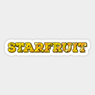 Starfruit Name Sticker